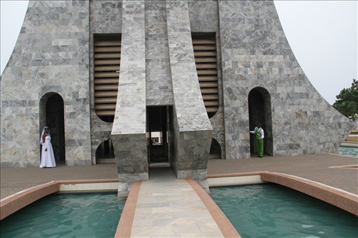 Ghana, accra , The burial tomb of Osagefo Dr. Kwame Nkrumah