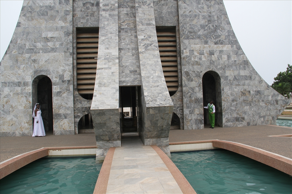Ghana, accra , The burial tomb of Osagefo Dr. Kwame Nkrumah