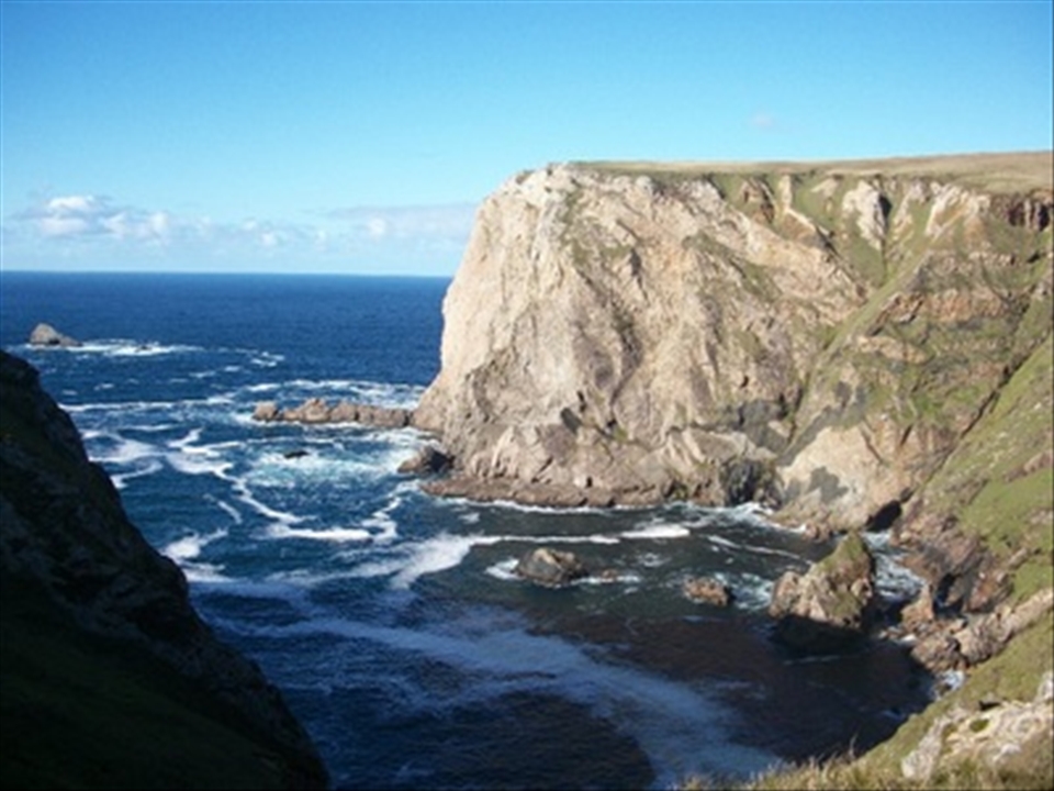 Cliffs on a sunny day