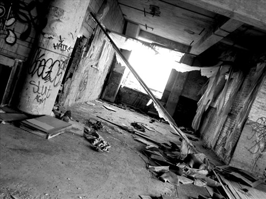 Do not cease and let the surrounding debris and disorder fool you in this Detroit structure. There is always a light waiting at the end of the tunnel.