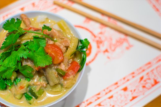 My finished interpretation of Thailand's iconic and fragrant dish. 