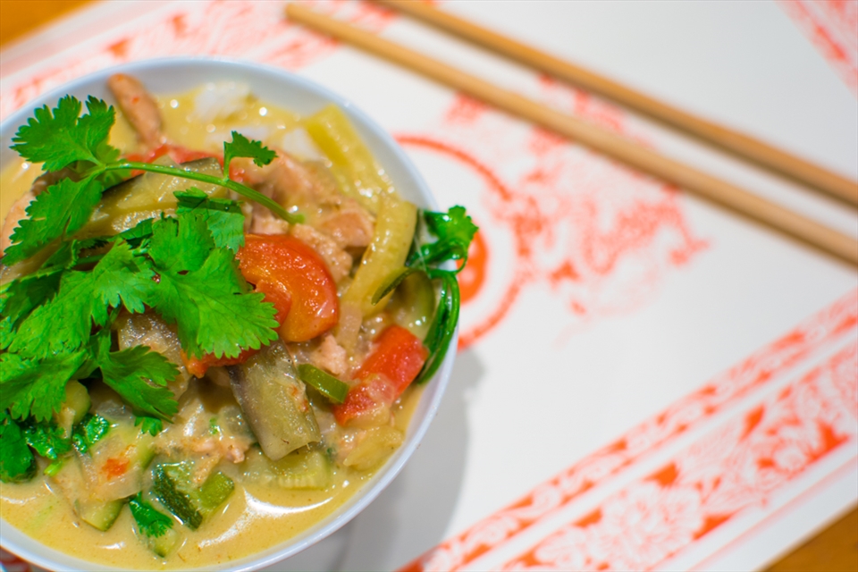 My finished interpretation of Thailand's iconic and fragrant dish. 