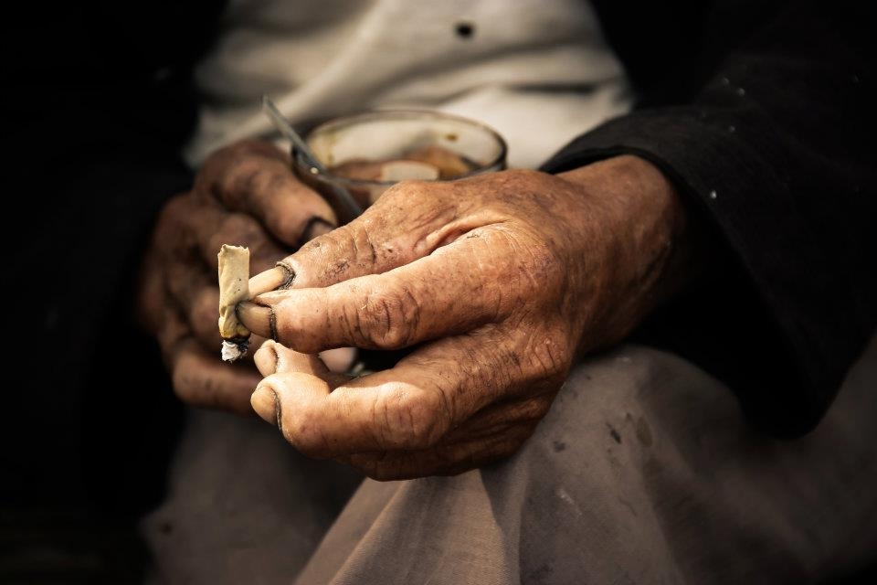 Hardworking Hands - The Bamboo Man, Hoi An, Vietnam. 

Just beginning a hard day at work he told us how they were going to  build a new market and destroy his little bamboo house he lived in. Sadly, he now has to move away and build a new one.
