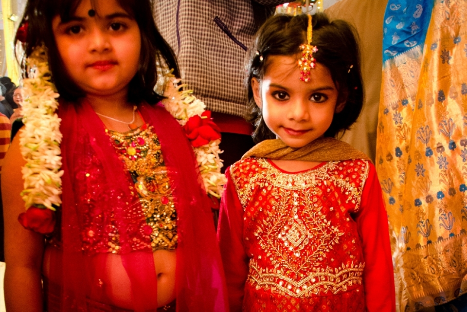 Wedding Guests at the PrimeMinister of Bangaldesh's wedding. 