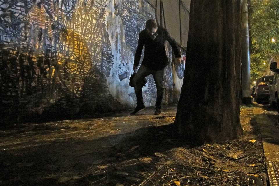 Sometimes it challenges concentration to avoid stepping in dog mess