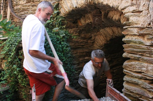 gravel project at Alain & Babette's
