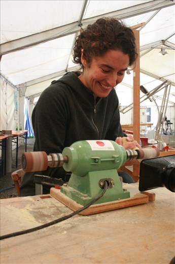 me actually working!