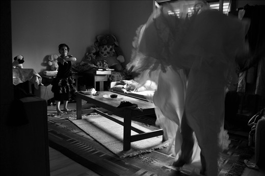 There's always a process of making yourself accepted in the eyes of the people you want to photograph. Sometimes it takes longer until they let you in their lives.  I experienced during my travels, that in most cases people do want to share their stories, or something from their lives, it just takes time to make them feel comfortable about it.
 These children were fairly shy and reserved at first, before they let me in their little world.