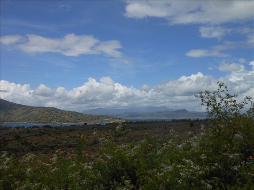 Looking across to Bima city