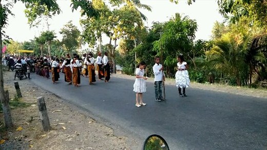 Procession, saint's day, Boawe