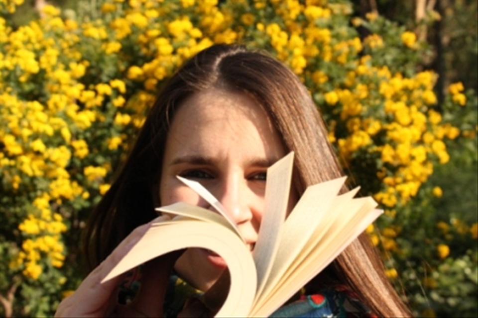 5.00 p.m: reading and smelling in the Botanical Garden. 