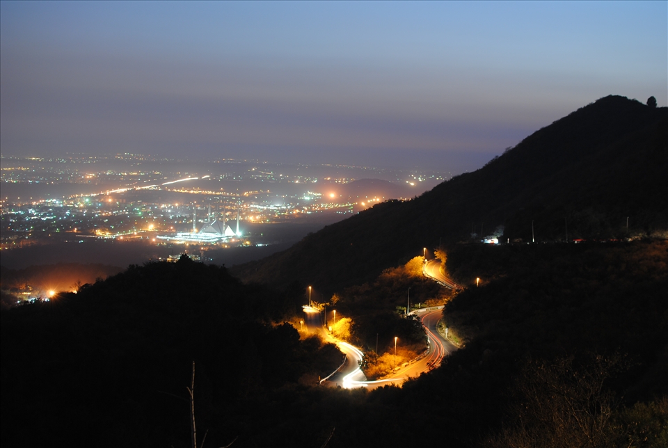Islamabad City View from Margalla Hills 