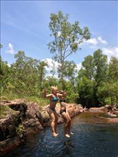 definitely never too old for silly jumping in lush fresh water photos. Yay. Buley Rockhole: by michidoesoz, Views[220]