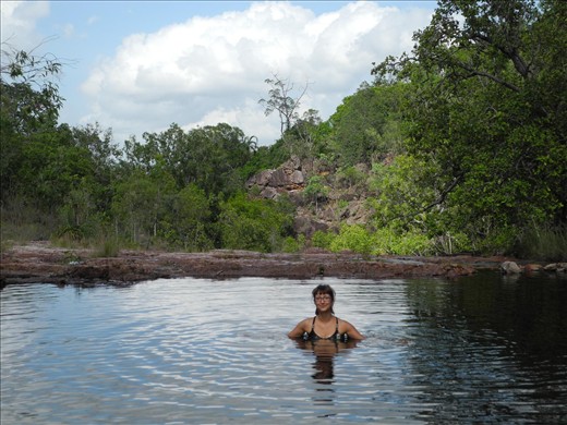 just chilling in the fresh water. again. :)