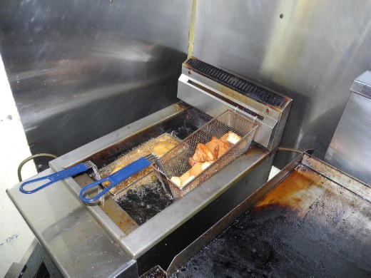 deep fat fried is how we cook. 