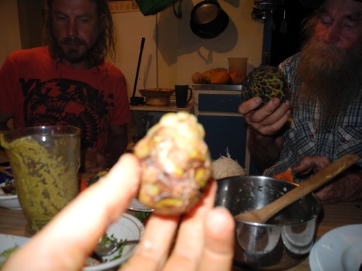 this is a none fruit. tastes like strong smelly cheese. and smells like it too. :D YUM!