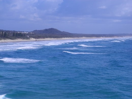 coolum beach from point perry