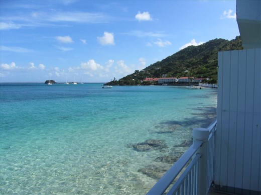 View from my balcony in Grand Case