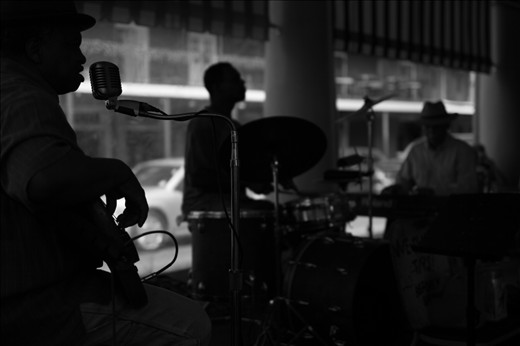1 - A city where music has soul - an old school band. This was a band playing at a simple restaurant in French Market. I was attracted by an old microphone and the guitar player at first. This was a scene I was only able to see in the movies when I was a kid, so it was a very special moment for me. Great food, jazzy mood and  the music made an atmosphere amazing in this place.