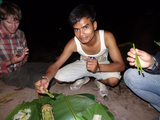 guía y cocinero, y el único que llegó entero