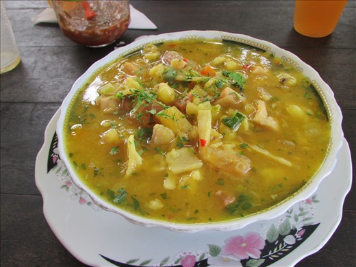 Colombian delicacy: Get ready to try the noble Mute soup. You will literally go mute after trying it. All nutrients, centuries of history and many cultures in just one bowl of soup.