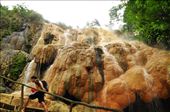 Located in Purwokerto, Indonesia, this ‘hot waterfall’ was formed by hot spring : by mikhapurba, Views[927]