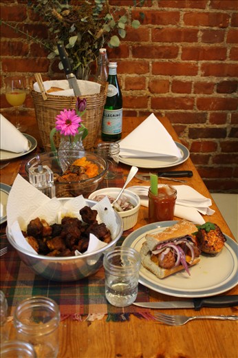 Getting ready to feed the roommates