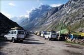 It's time to begin our descent. 60 hours from Himalayan isolation to one of the densest capital cities on earth begins on a minibus at 5000 metres above sea level. Our local escorts are so skilled at the wheel that the possibility of icy road blocks, flash floods and landslides hardly causes them to bat an eyelid.: by mimicho, Views[535]