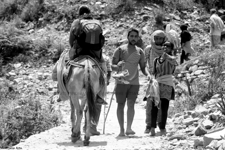 The Holy Journey.  Happy faces on reaching back at starting of 38kms Trek.