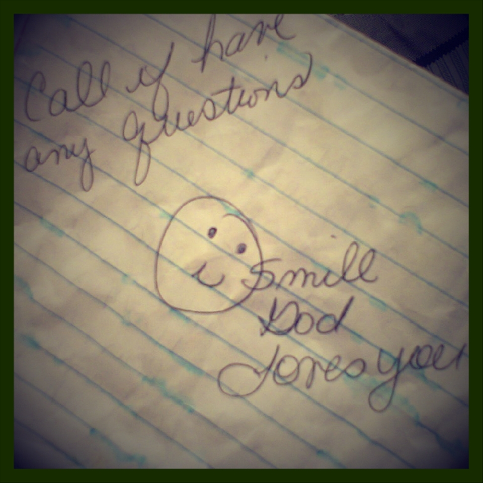 Part of the handwritting recipe