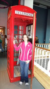Red phone booth in museum: by missiontraveler, Views[108]