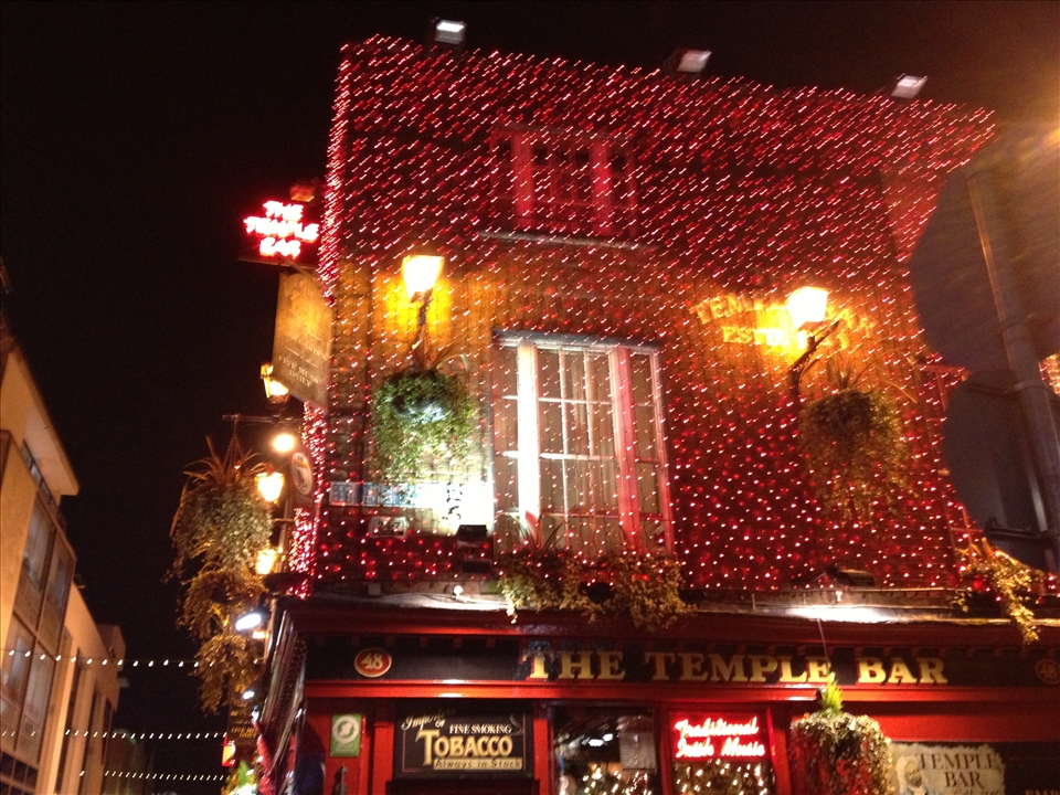 The Temple Bar, most popular bar in the area fo Temple Bar