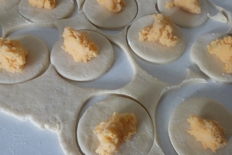 Orange cheddar cheese is a must!