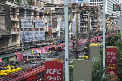 The Shopping District from a bridge