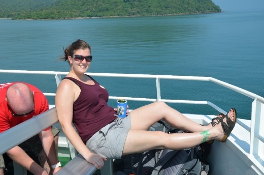 Me at the Top of the Boat