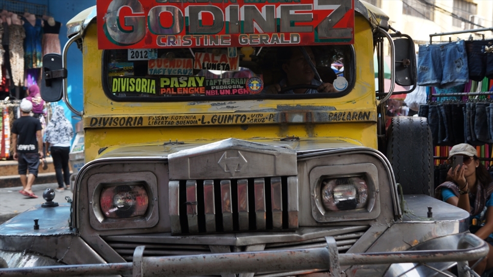 This jeepney can take you almost anywhere in Manila.