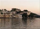 Palace at sunset from across Lake Picchola - Udaipur. : by mlodius, Views[299]