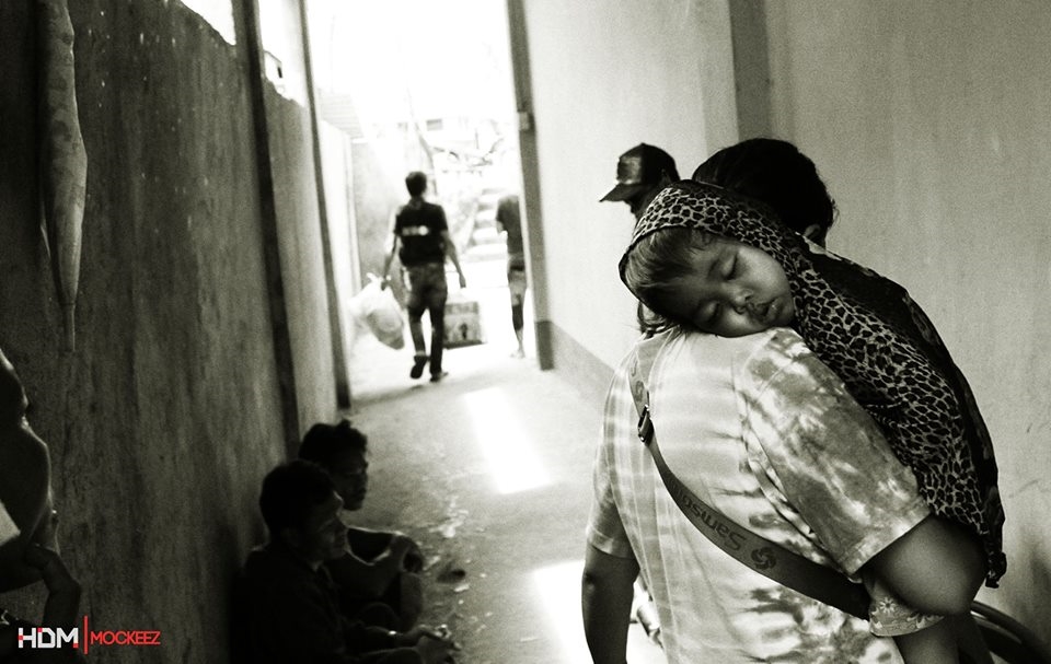 Volunteering for giving relief goods after devastation of Typhoon Haiyan