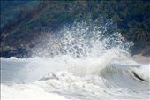 After photographing my friend surf for hours I got bored and started taking shots of waves. When there were two currents headed in opposite directions, they clashed forming beautiful patterns. This was my first attempt at capturing the amazing shapes formed. The patterns are beautiful, yet hard to capture as you have to wait for the moment to happen, which led to many hours waiting on the beach for waves to clash!: by mogli, Views[337]