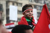 The Egyptian revolution is not a temporarily event, it’s an ongoing concept of freedom and courage of speech made through peaceful protesting. In this photo shows a child in Tahrir Square colored with the Egyptian flag colors, being an eyewitness for this historical changes that takes place all around the area recently.  : by mohamed-abdelkarim, Views[366]