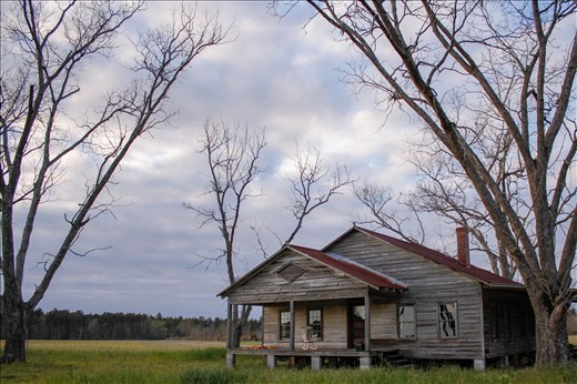 Abandoned farmhouse in Clyo Georgia 
