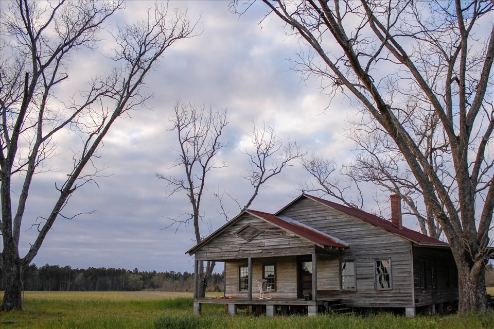 Abandoned farmhouse in Clyo Georgia 