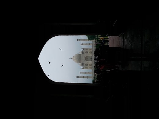 taj mehal click by me