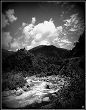 river flows all across arunachal, it flows as your road goes: by monibha, Views[263]