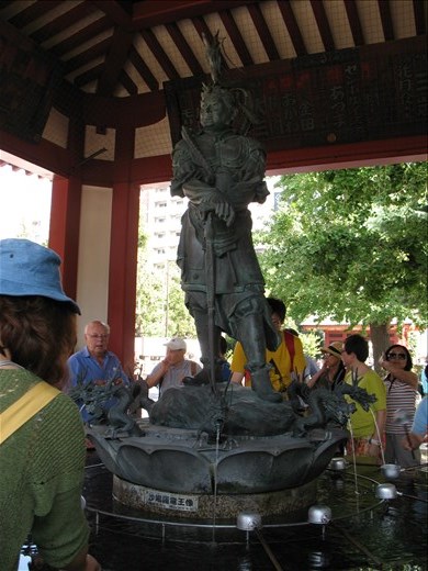 Washing the hands is required in every temple