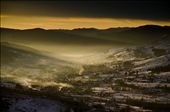 Sunrise over Humorului Valley. A place where time stands still and people preferto keep their old ways: working their lands, growing their animals, going to church and making fires in their shingle roofed homes...: by monique_marie, Views[368]