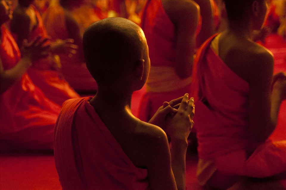 Daily prayers are a big part in the life of a monk. Although their standard education makes them go abroad, their religious progress is what they are most concerned with.