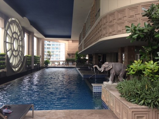 Roof top swimming pool