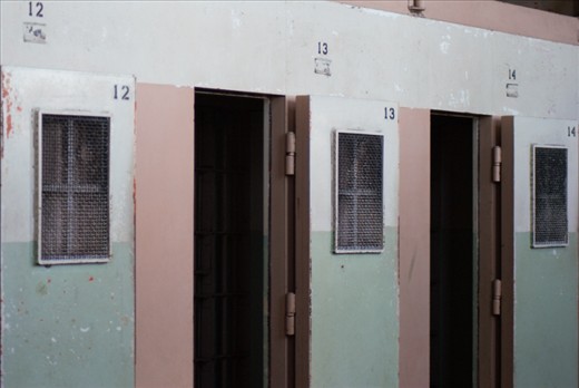 Solitary Confinement cells in D block