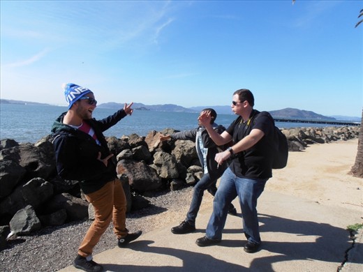 Hostel friends who have become travel family